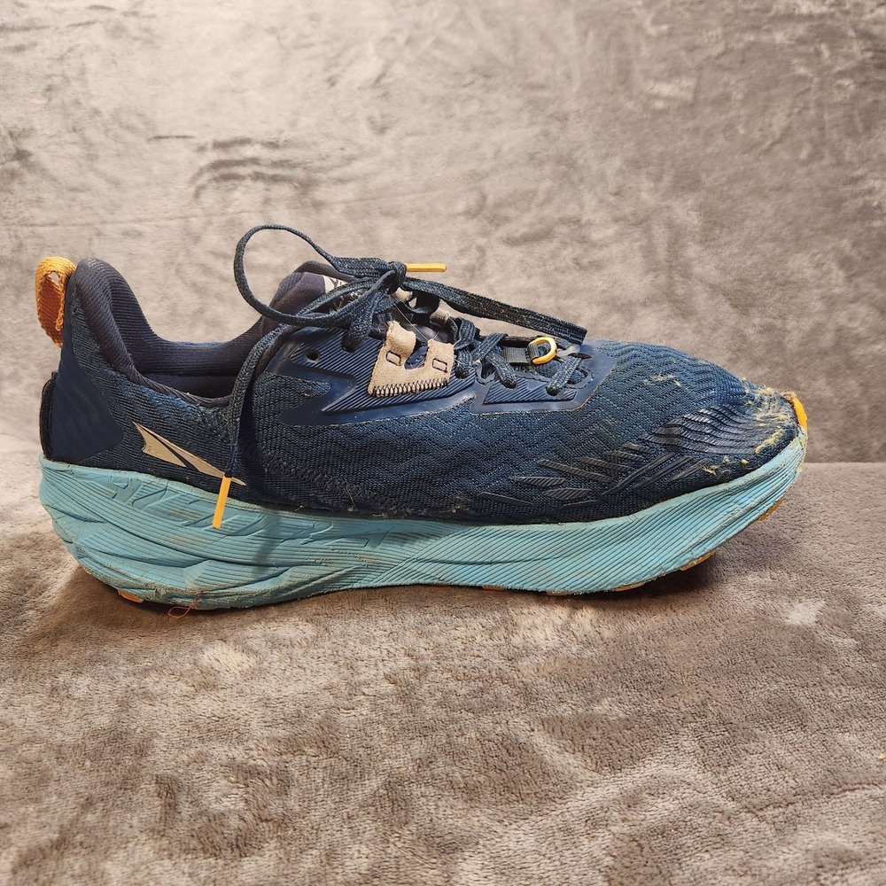 Altra Shoes Mens 10.5 Blue Experience Wild Trail Running MaxTrac ALOA82CF445